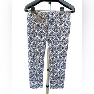 Cream Black Ann Taylor Loft. The Riviera Pants (Marisa) . Size 0P